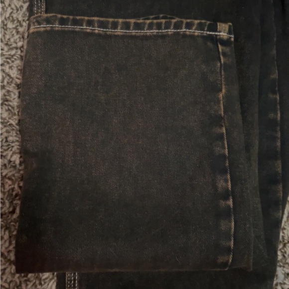 Washed Black Cargo Jeans - Picture 4 of 4